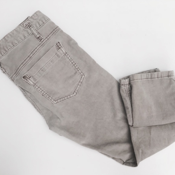 Free People light grey/taupe corduroy skinny pants - Picture 7 of 7